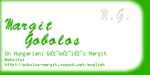 margit gobolos business card